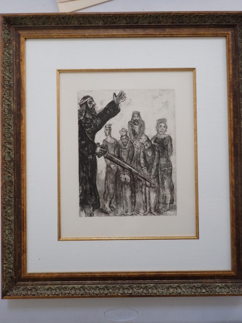 Marc Chagall "Joshua and the Vanquished Kings" Etching (1 of 12)