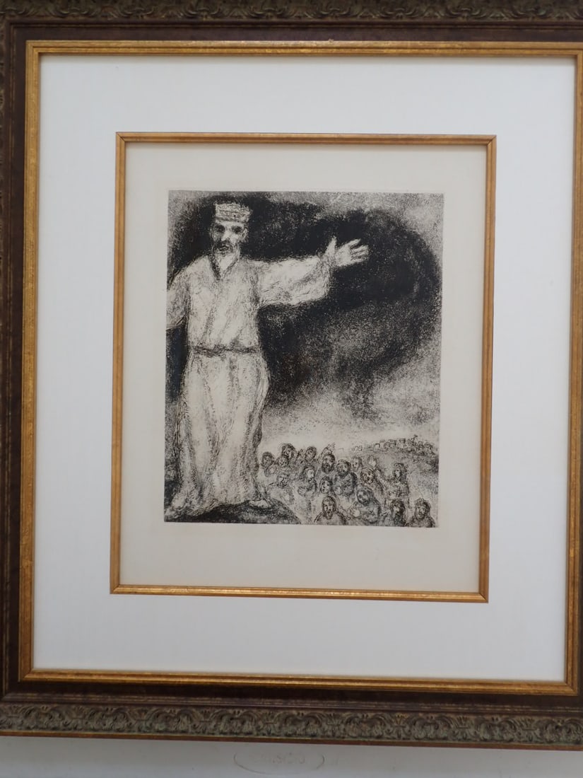 Marc Chagall "Joshua Stops the Sun" Etching (1 of 8)