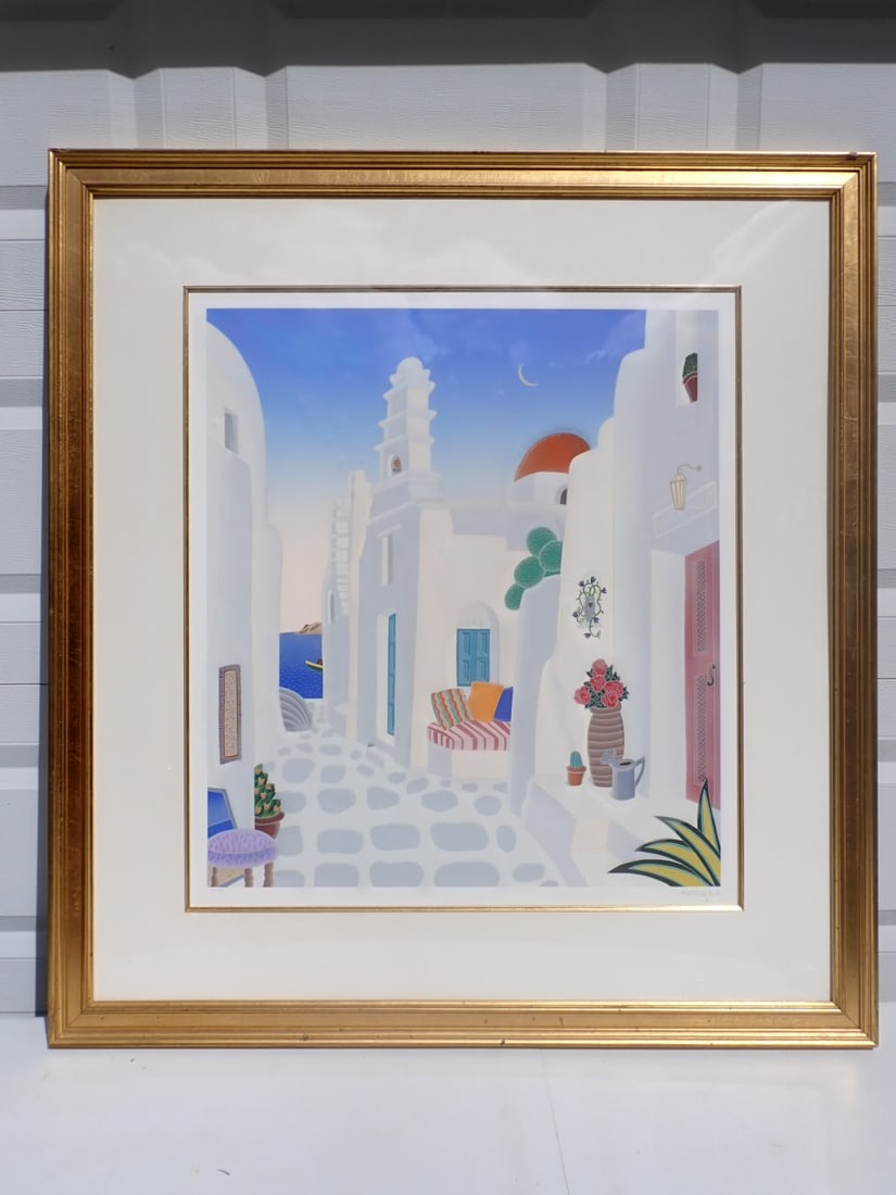 Thomas McKnight- Aegean Chapel 152/200 Limited Ed. Print (1 of 8)