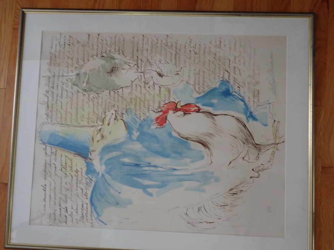 LeRoy Neiman Punchinello with Text Artist Proof Signed Lithograph (1 of 6)