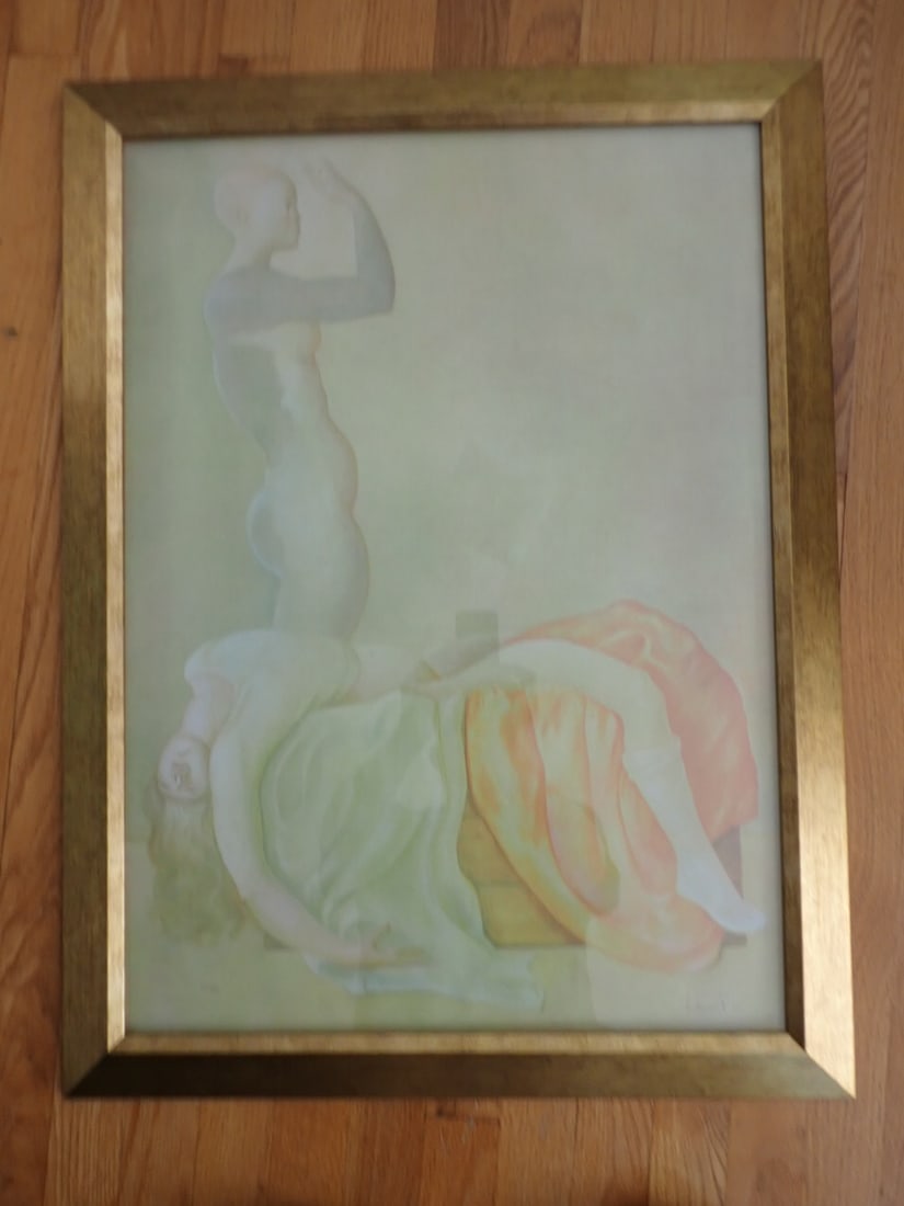 Leonor Fini "The Whole Afternoon" Pencil signed 29/100 Lithograph (1 of 6)