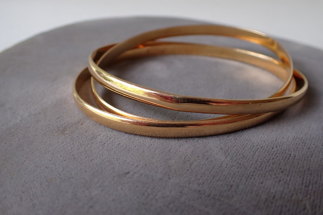 (3) 14K ATC Cuff Bracelet (1 of 3)