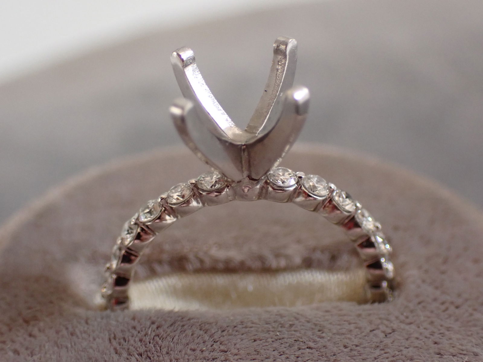 Platinum and Diamond Ring - No Center Stone (1 of 2)