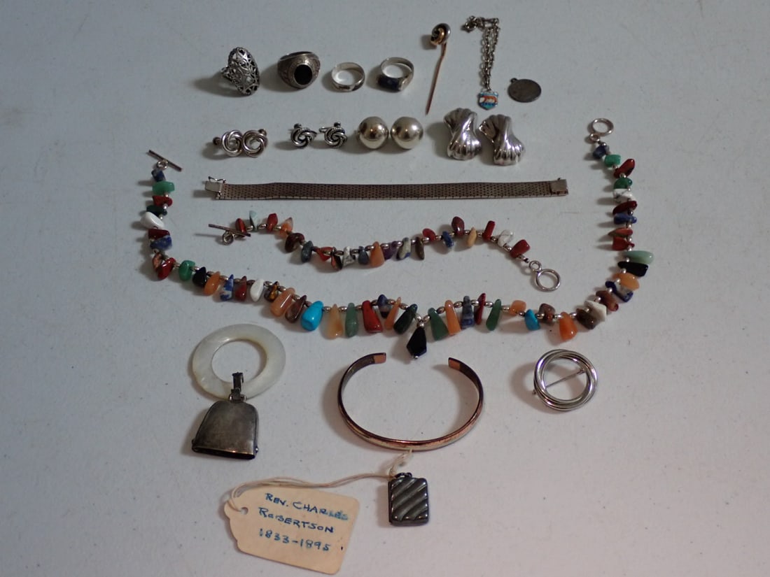 Sterling Silver Rings, Earrings, Pins, Bracelet, Necklace, etc. (1 of 20)