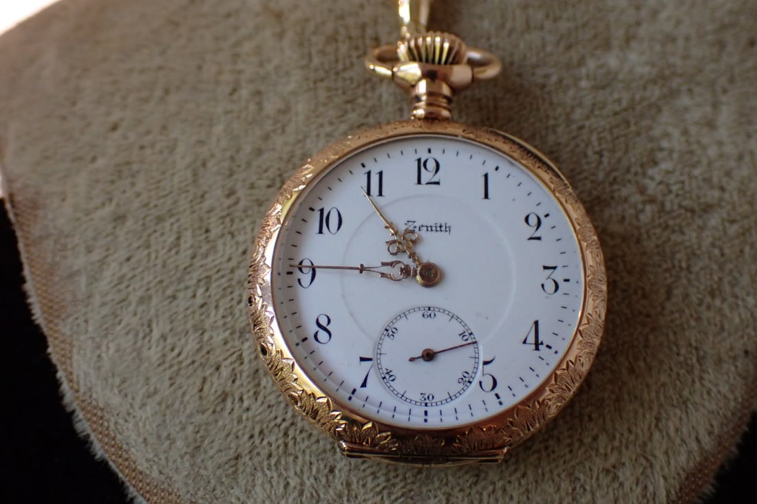 Zenith Woman's 14K Pocket Watch (1 of 14)