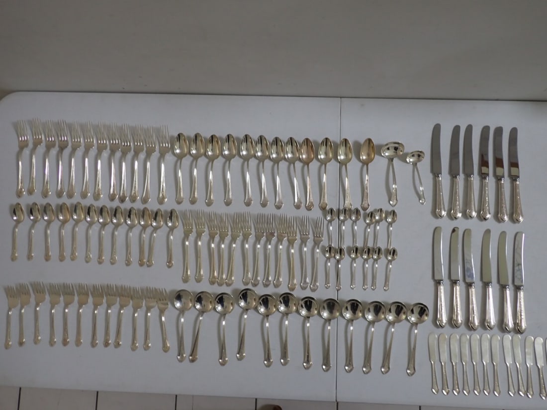 Gorham Classic Bouquet Sterling Silver Flatware Set (1 of 14)