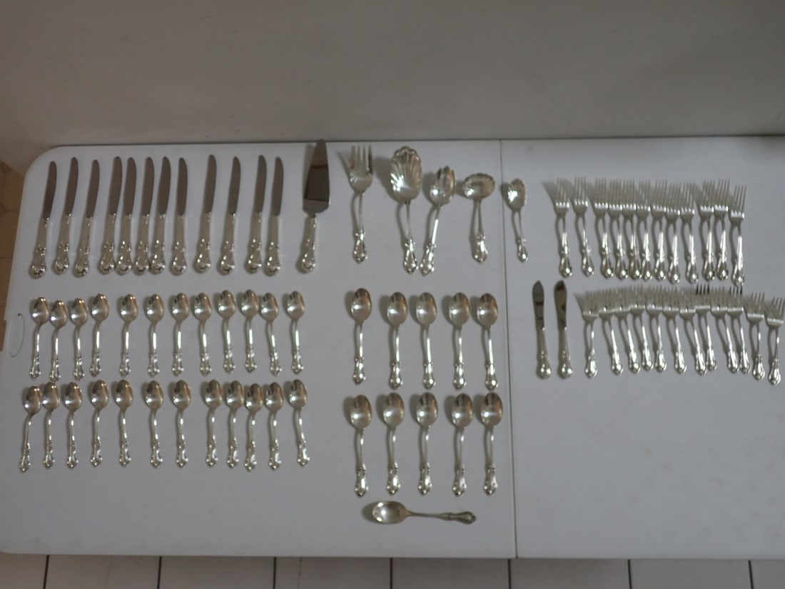 Sterling Silver Flatware Set International Sterling H Joan of Arc Pattern (1 of 12)