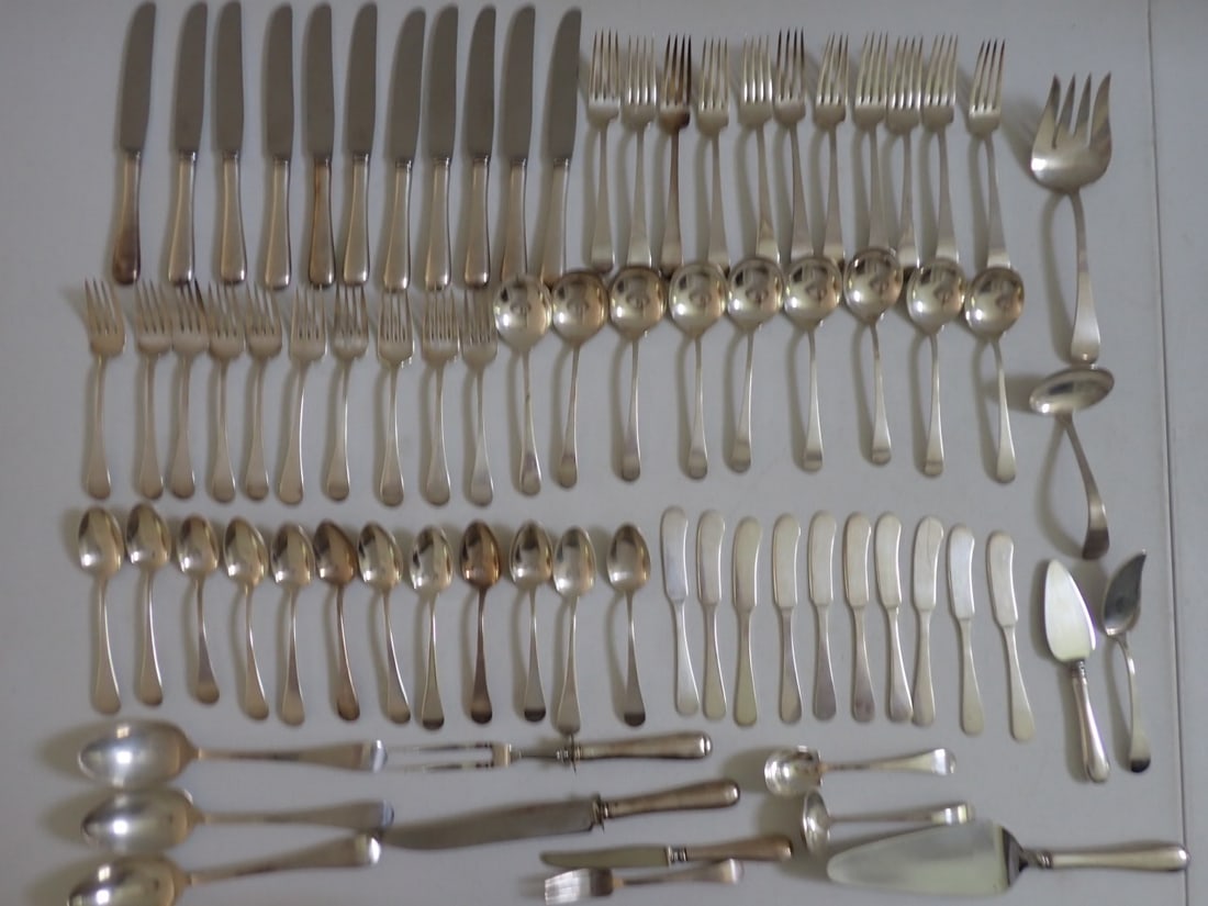 Wallace Sterling Silver Flatware Set (1 of 16)