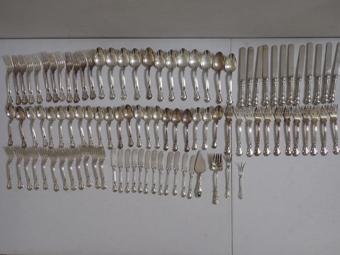 Gorham Chantilly Sterling Silver Flatware Service for 12 (1 of 15)