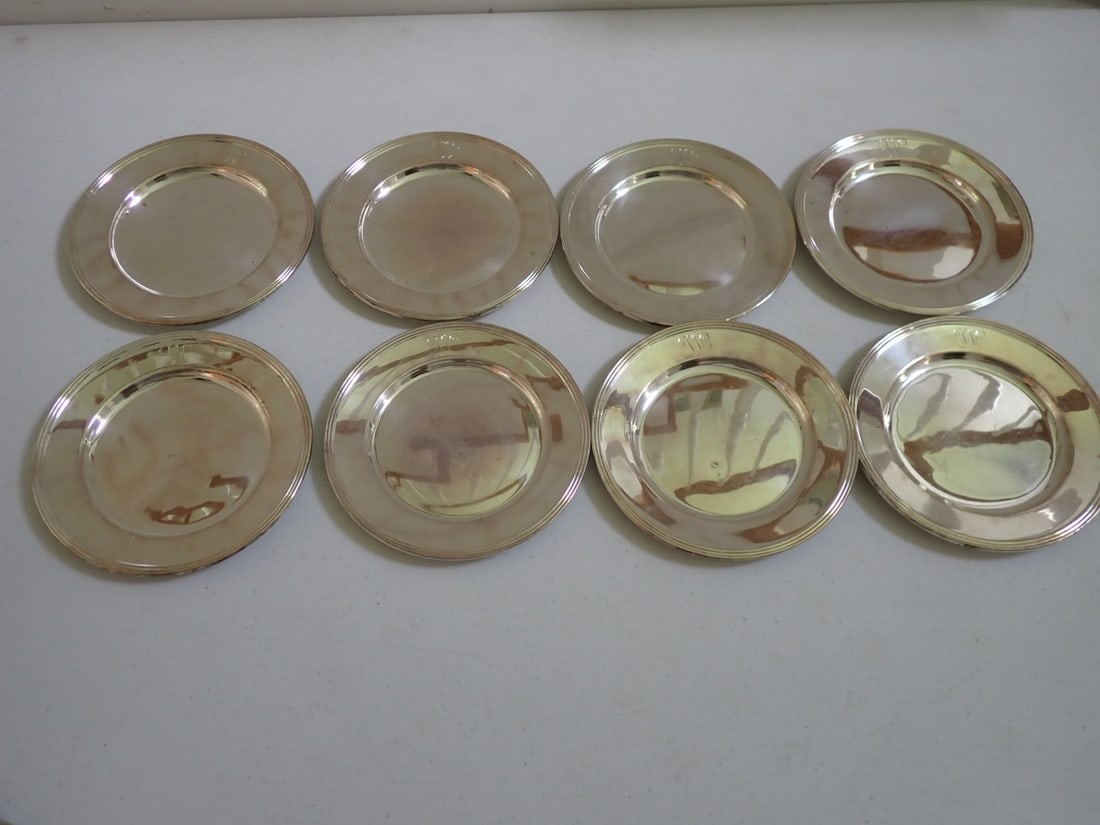 8 - Sterling Silver 6" Under Plates (1 of 6)