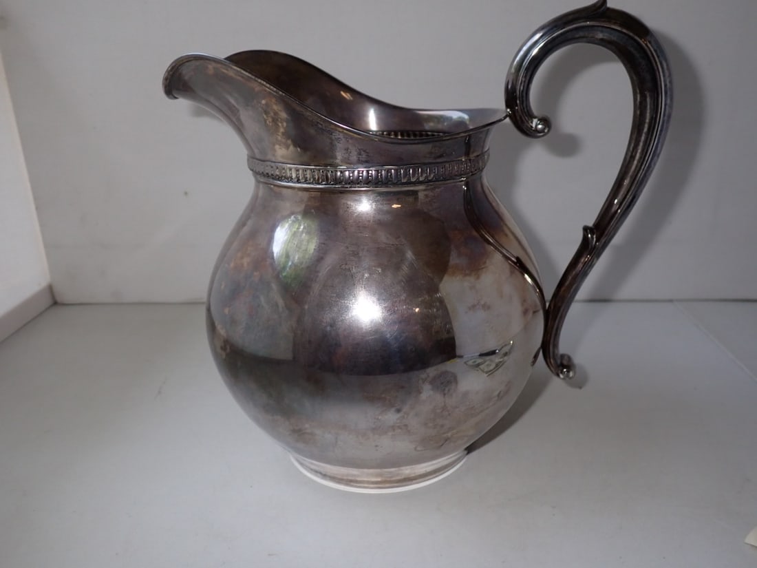 Sterling Silver Water Pitcher - 5 Pint Size - Wallace Silver (1 of 4)