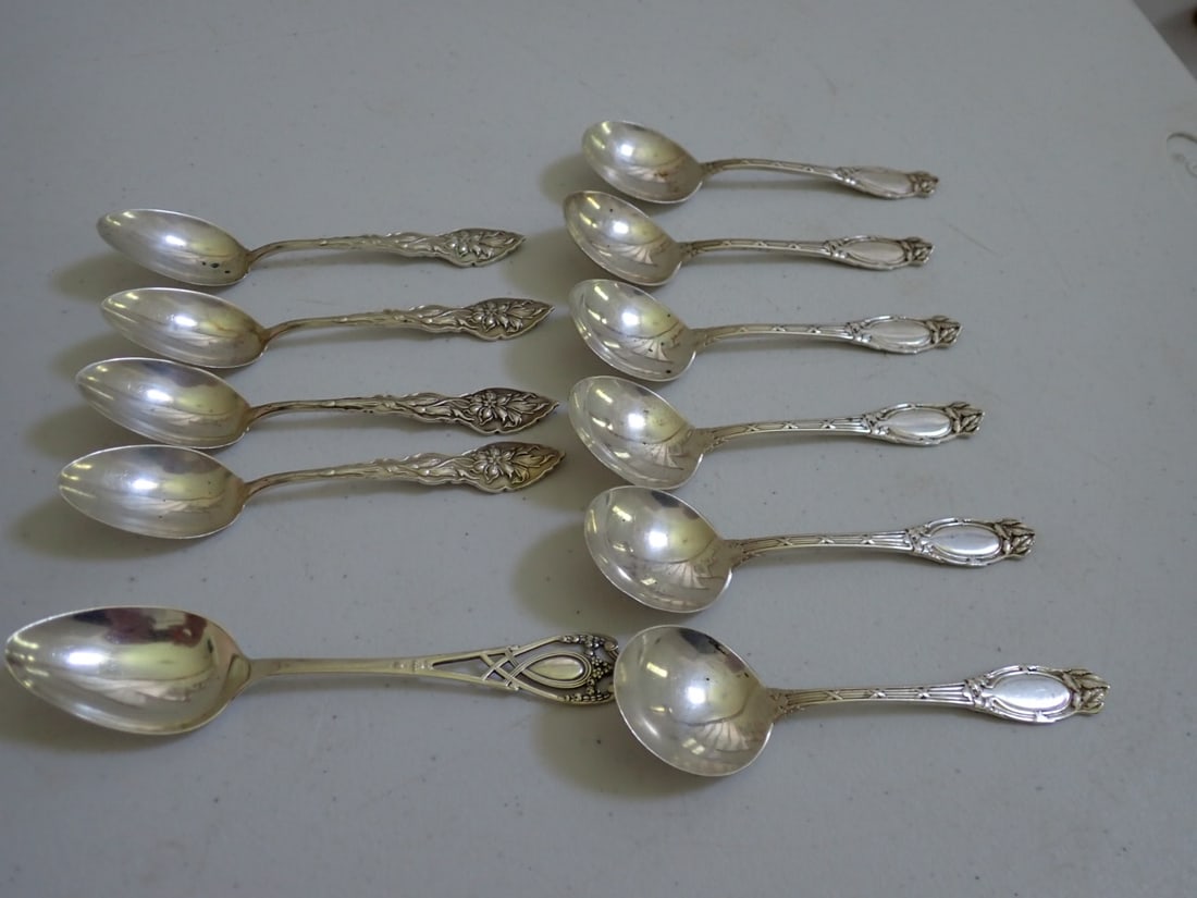 Sterling Soup spoons & Teaspoons (1 of 11)