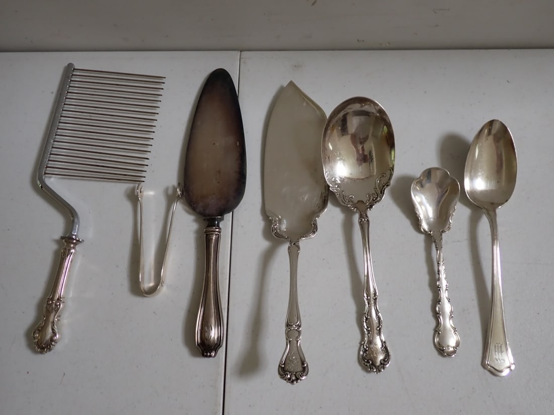 Sterling and Sterling Handled Services Pieces (1 of 17)