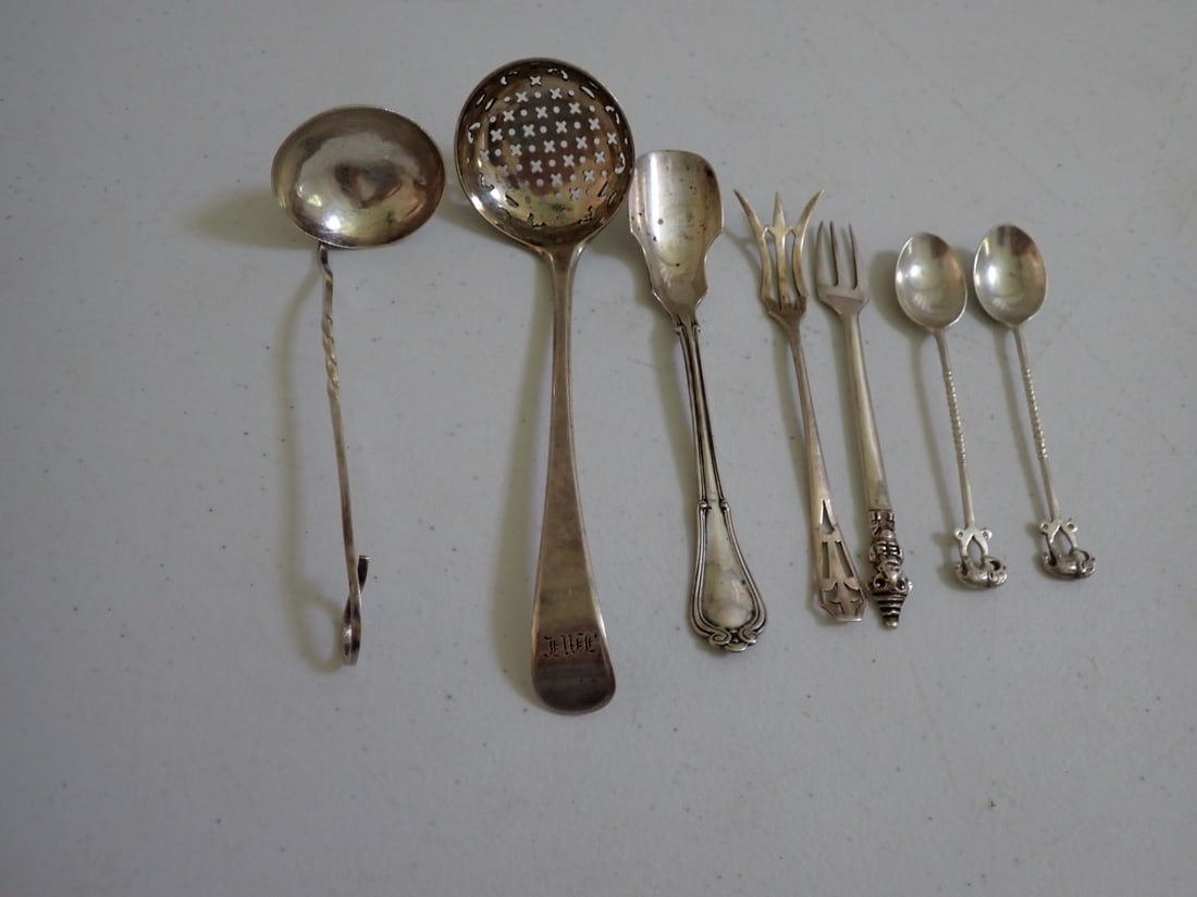 Sterling Serving Pieces, Demitasse Spoons, etc. (1 of 14)