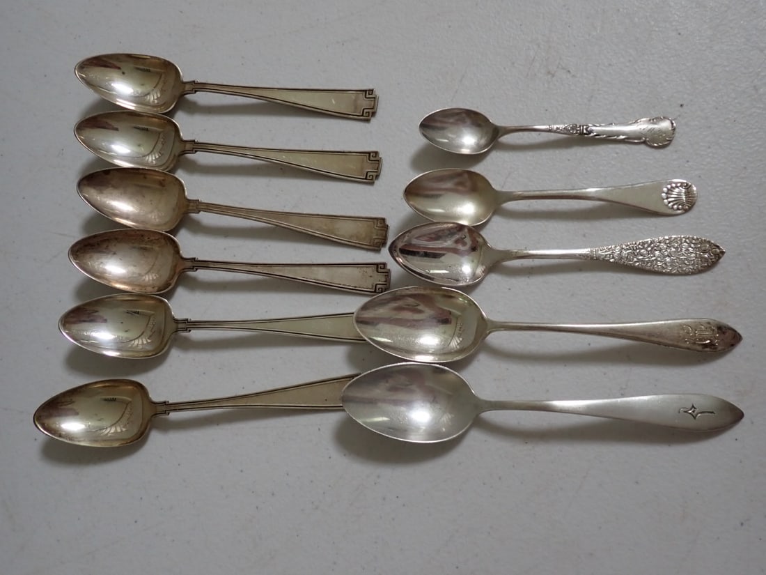 Sterling Silver Teaspoons and other Spoons (1 of 7)