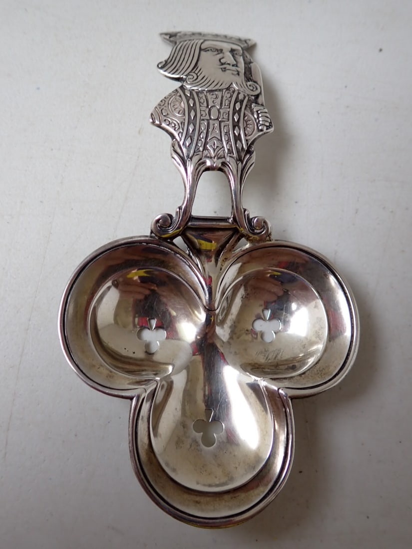 Sterling Silver King of Clubs Olive Server (1 of 6)