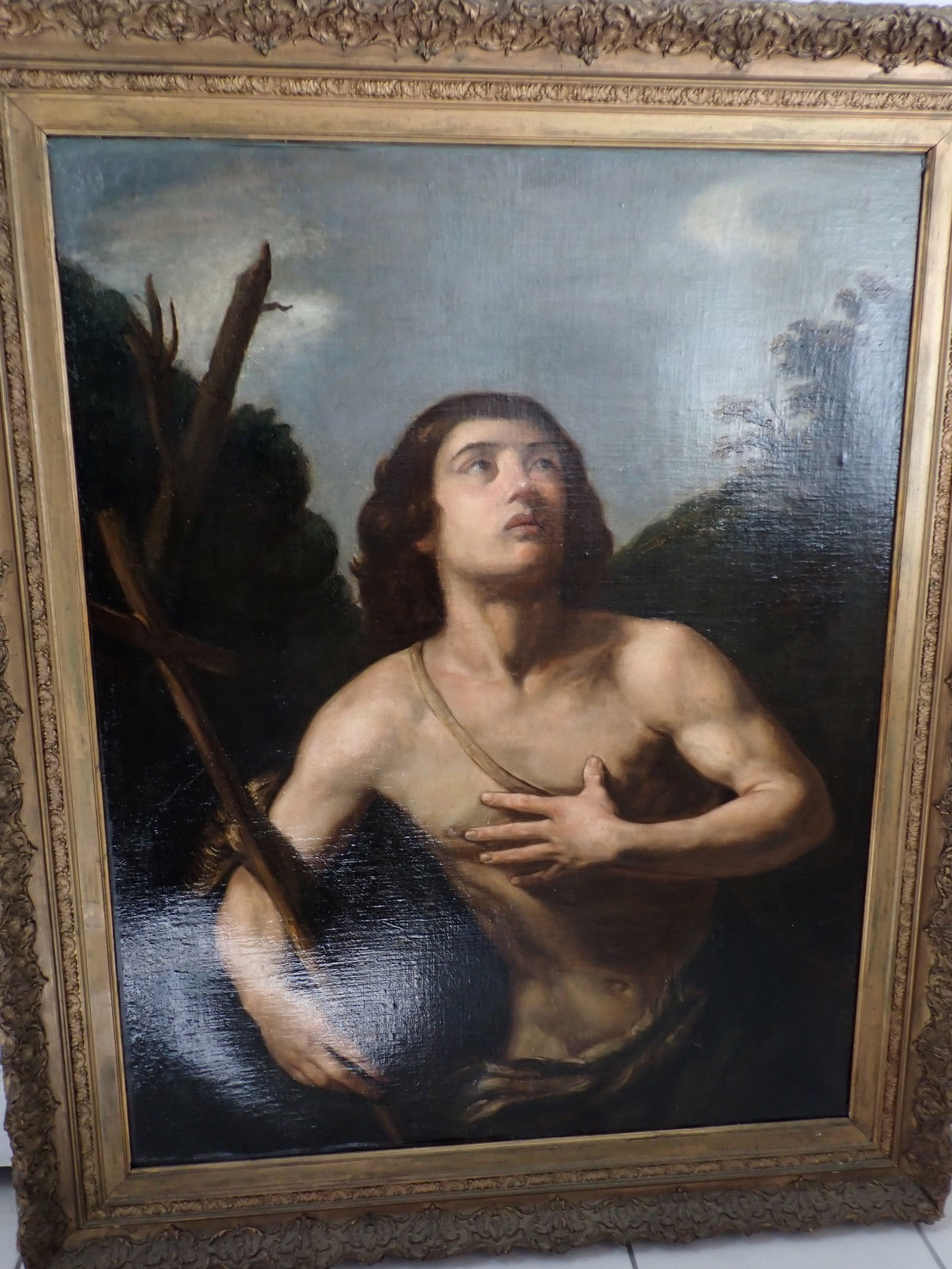 19th Century or Pre-19th Century O/C of Religious Scene (1 of 10)