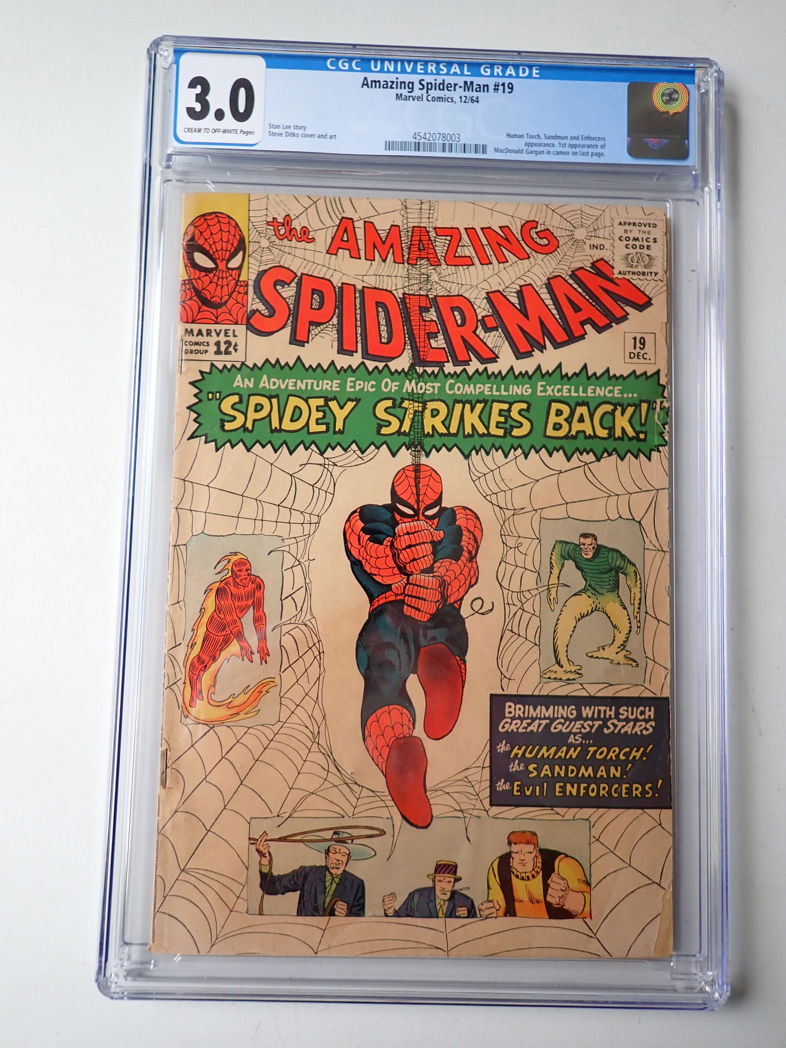 Amazing Spider-Man 19 December 1964 CGC 3.0