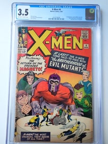 X-Men 4 March 1964 Marvel Comic Book CGC 3.5