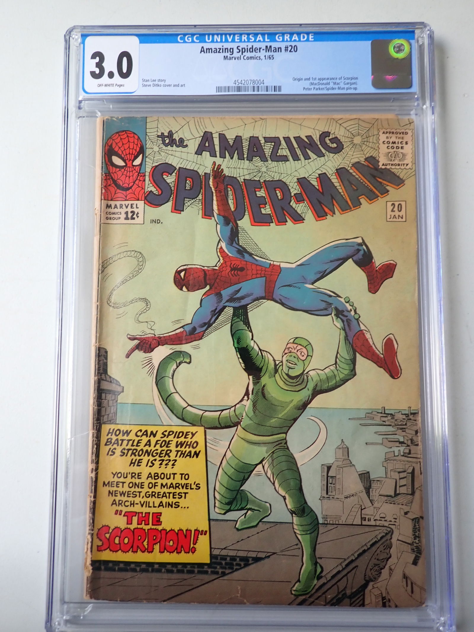 Amazing Spider-Man 20 January 1965 Marvel Comics (1 of 3)