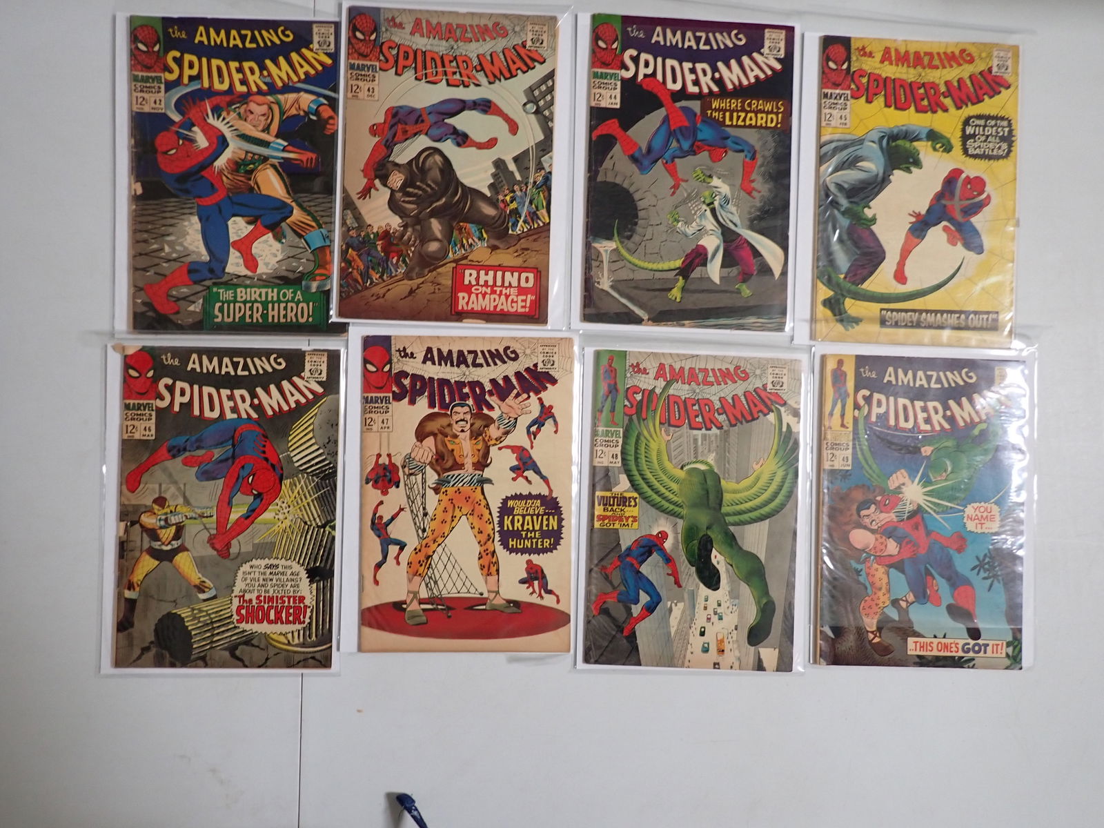 The Amazing Spider-Man 1966 & 1967 Comic Books (1 of 8)