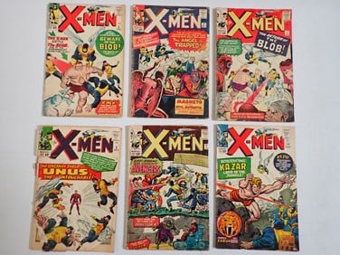 X-Men 1964 and 1965 Issues 3, 5, 7. 8, 9, and 10 Marvel Comics