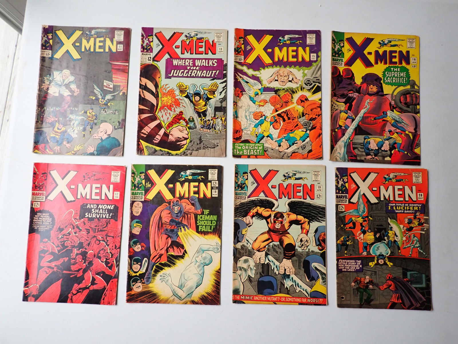 X-Men 1965 and 1966 Issues 11, 13, 14, 15-20 Marvel Comics (1 of 17)