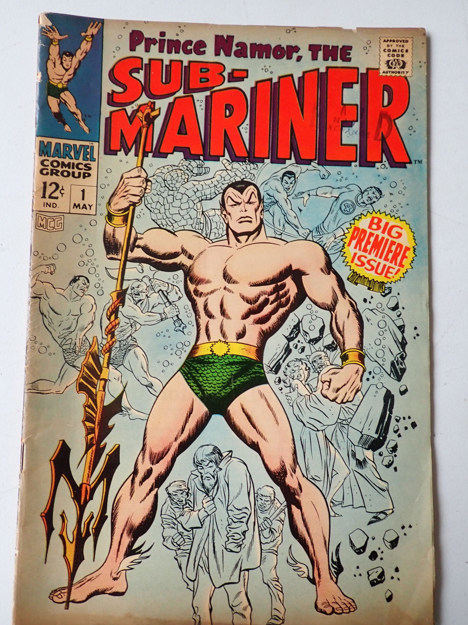 Sub-Mariner # 1 May 1968 Marvel Comics (1 of 4)