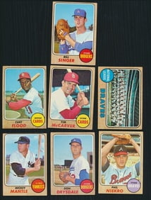 1968 Topps Mickey Mantle & other 1968 & 1969 cards