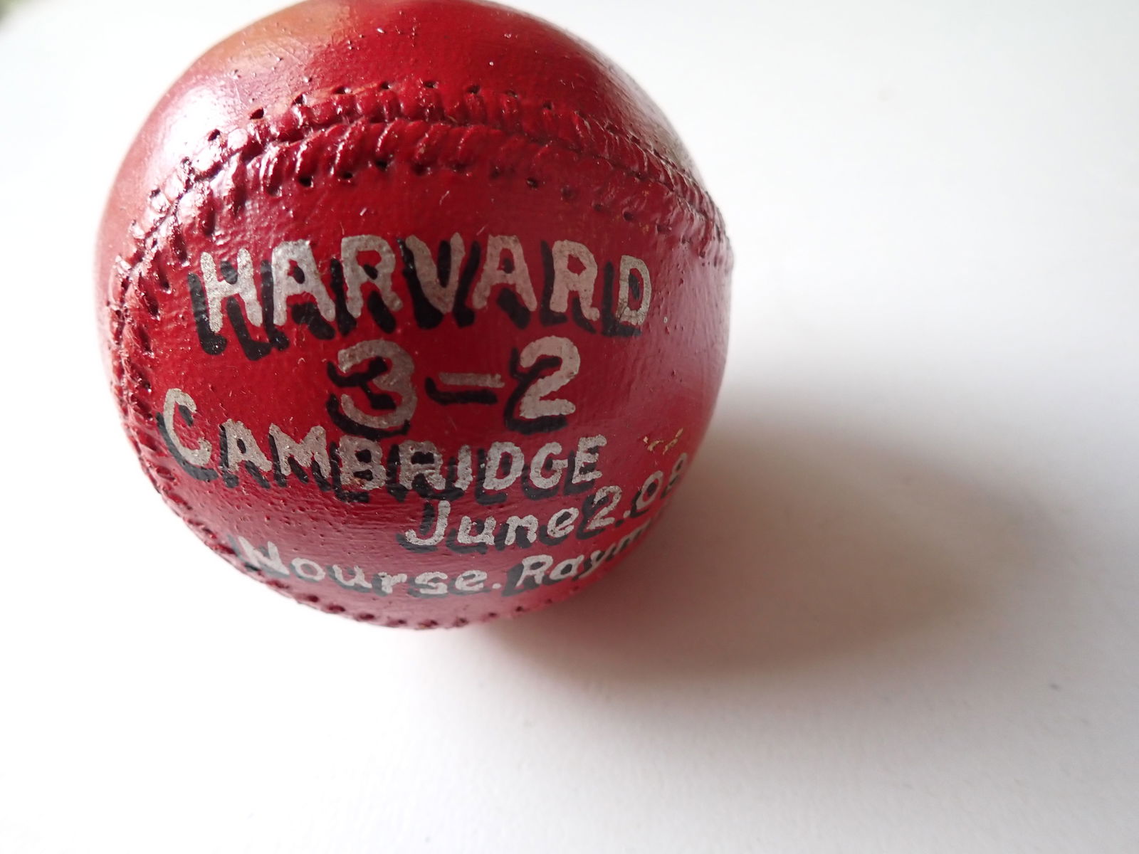 1909 Harvard vs. Brown Trophy Baseball (1 of 4)