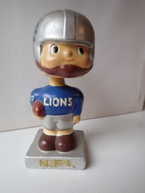 Vintage Detroit Lions Bobble Head Nodder