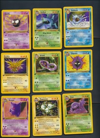1999 Pokemon Fossil 1st Edition Cards