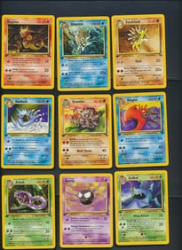 1999 Pokemon Fossil 1st Edition Cards