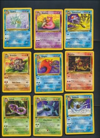 1999 Pokemon Fossil 1st Edition Cards