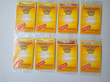 Pokemon The First Movie 1999 Black Star Promo Cards