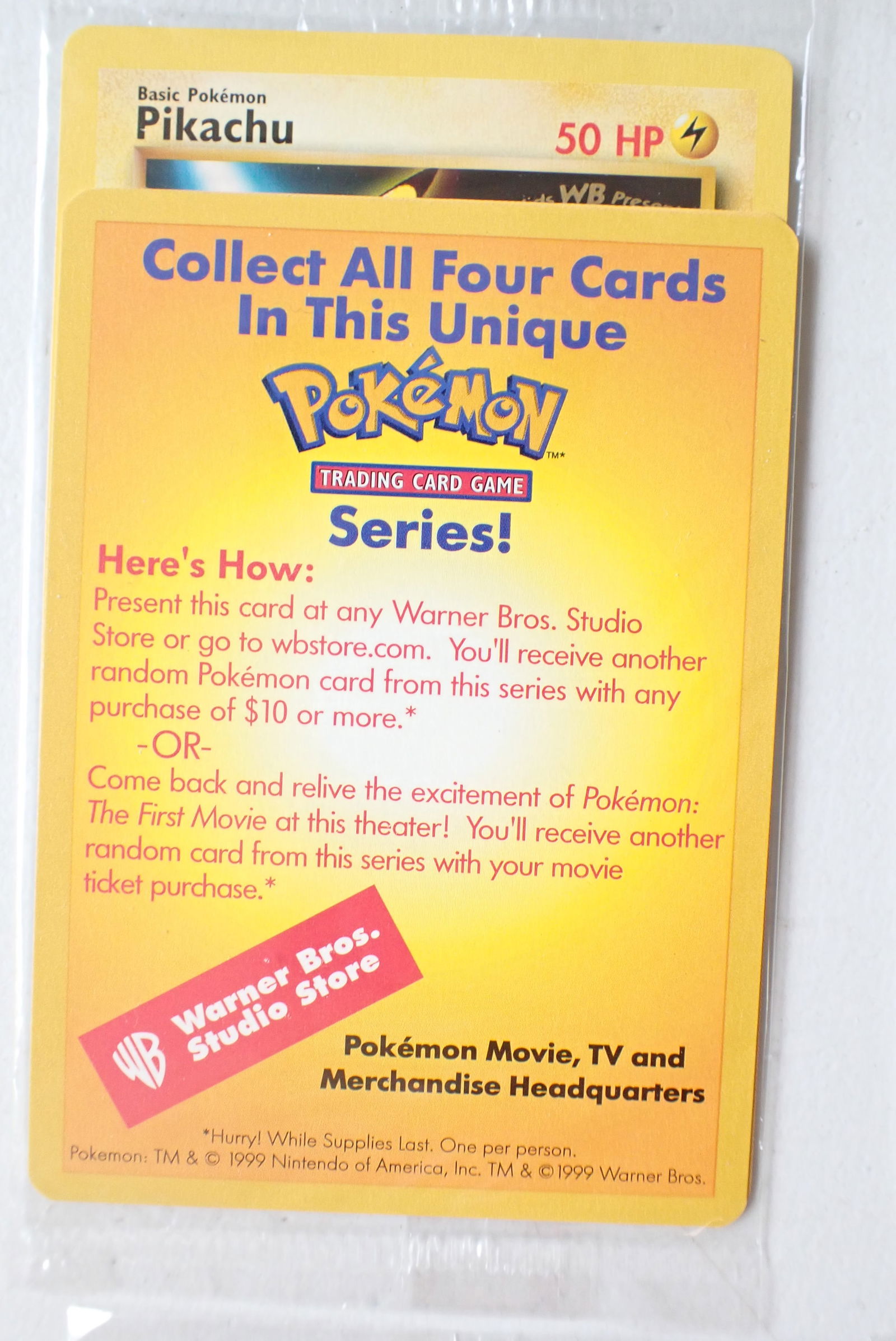 Pokemon The First Movie 1999 Black Star Promo Cards (1 of 11)