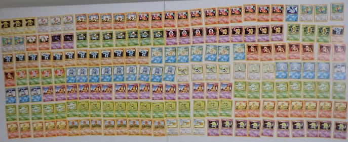 1999 Pokemon Base Set Non Holo Cards of 102 set