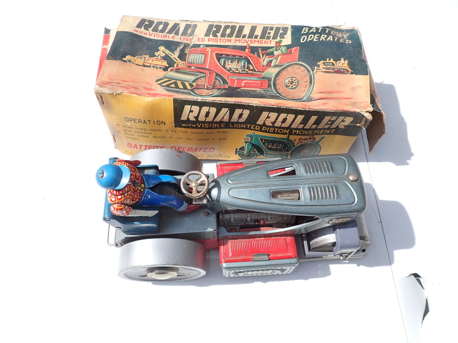 Tn Battery Op Radar Robot W/ Box