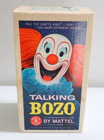 1963 Bozo Talking Clown By Mattel in Box