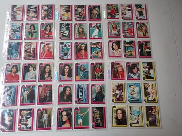 1977 Charlies Angels Topps Trading Cards - 198 Cards