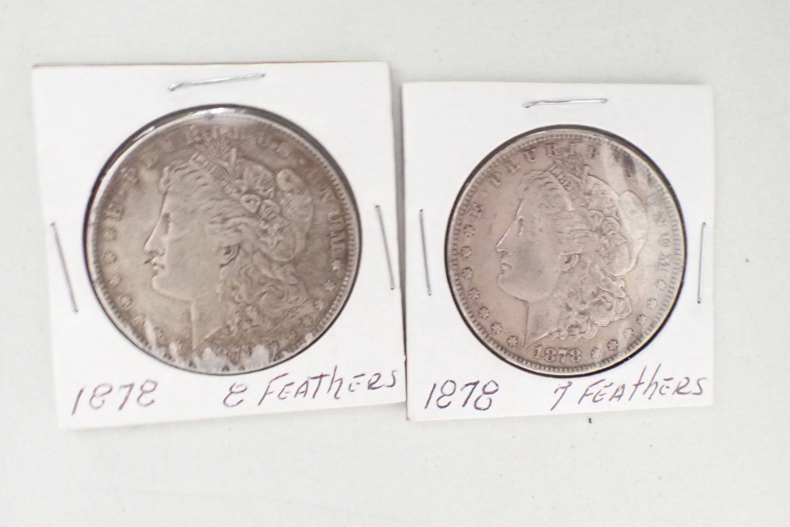 1878 Tail Feathers & 1878 8 Tail Feathers Morgan Silver (1 of 6)