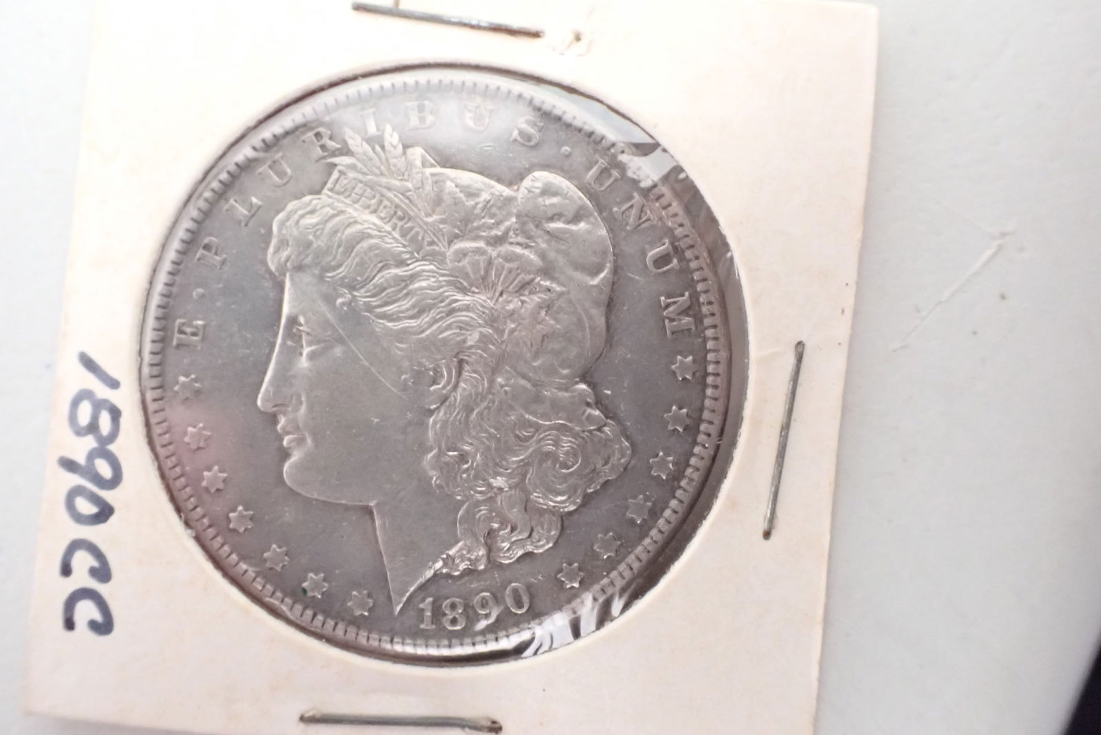 1890-CC Morgan Silver Dollar (1 of 3)