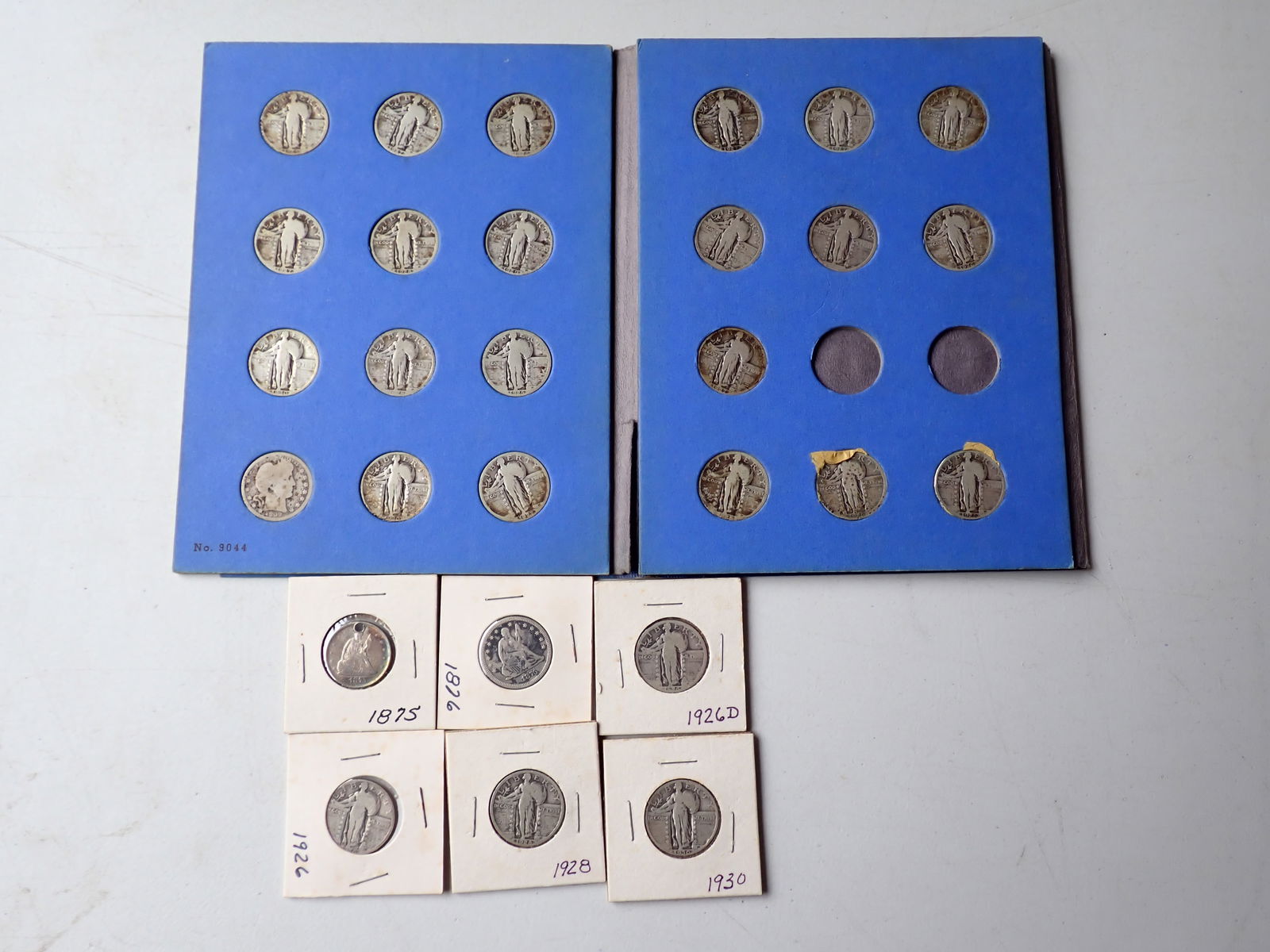 Seated Liberty Quarters and Standing Liberty Quarters (28 coins) (1 of 10)