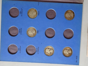(40) 1940s & 1950 Washington Quarters