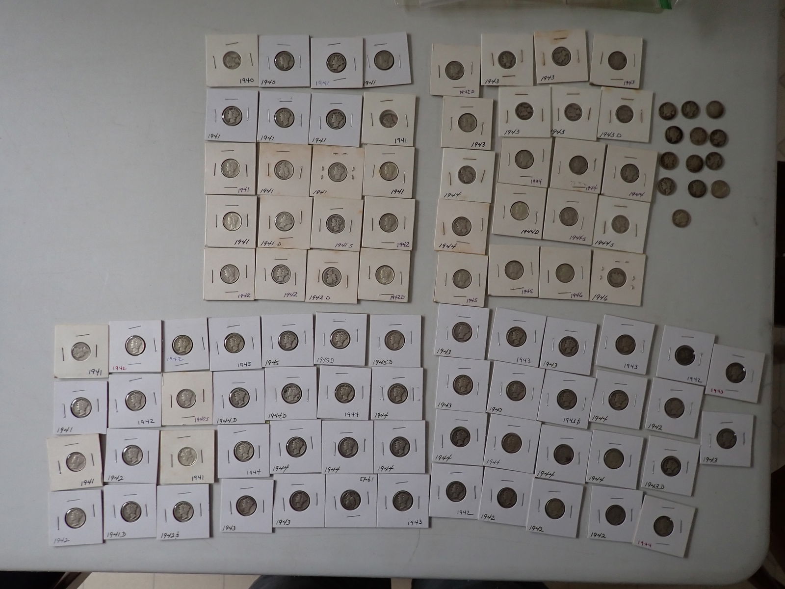 (02) 1940s Mercury Dimes (1 of 8)