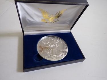 2000 American Historic Society One Troy Pound .999 Silver Coin