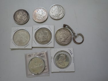 Morgan Dollars, Peace Dollar and Silver Half Dollars