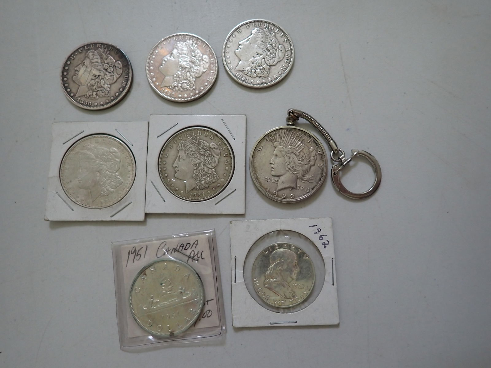 Morgan Dollars, Peace Dollar and Silver Half Dollars (1 of 17)