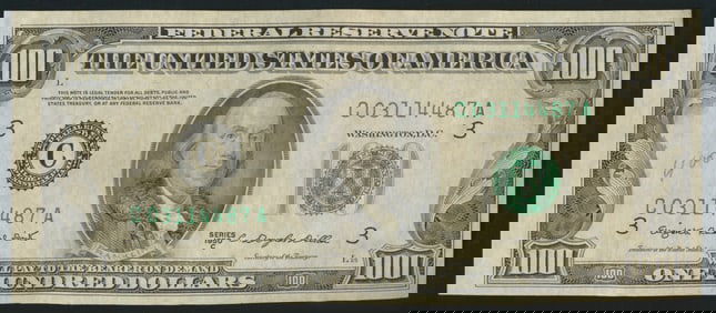 1950-C Federal Reserve $100 Note