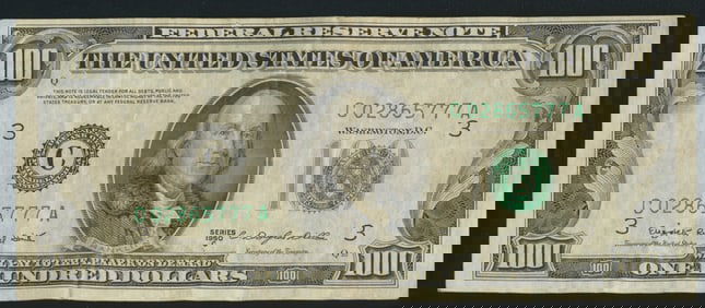 1950-C Federal Reserve $100 Note